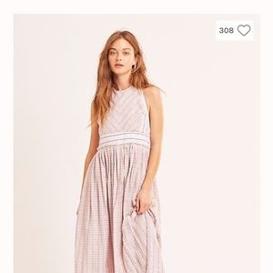 Free people color theory midi dress small